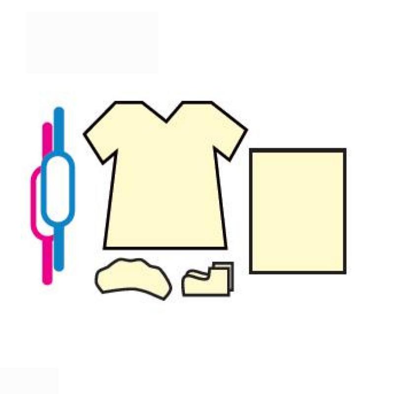 Комплект одягу та покриттів для новонародженого, стерильний, одноразового використання,ТМ «АХІЛЛ»